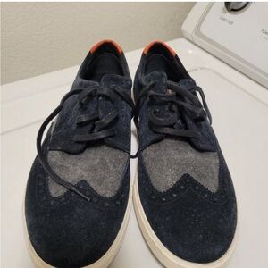 Cole Haan Grand OS Leather Two Tone Wing Tip Oxford Sneaker RARE STYLE